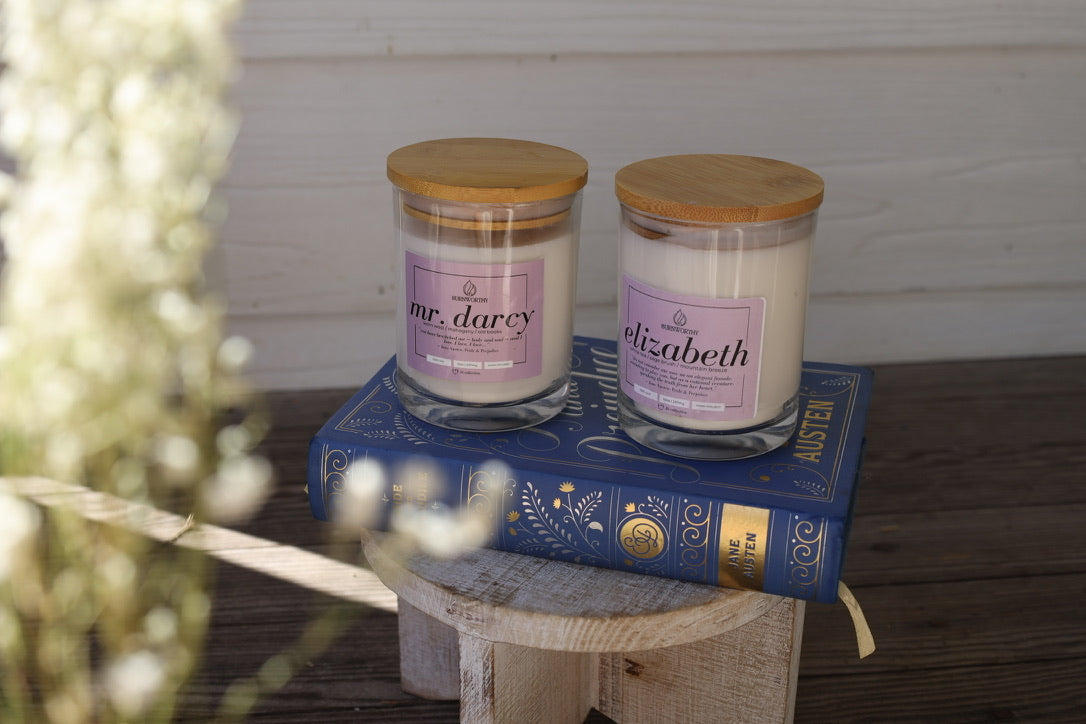 LIT Collection | Candles Inspired by a Mother & Daughter Obsession with Pride & Prejudice - BURNWORTHY CANDLE CO.