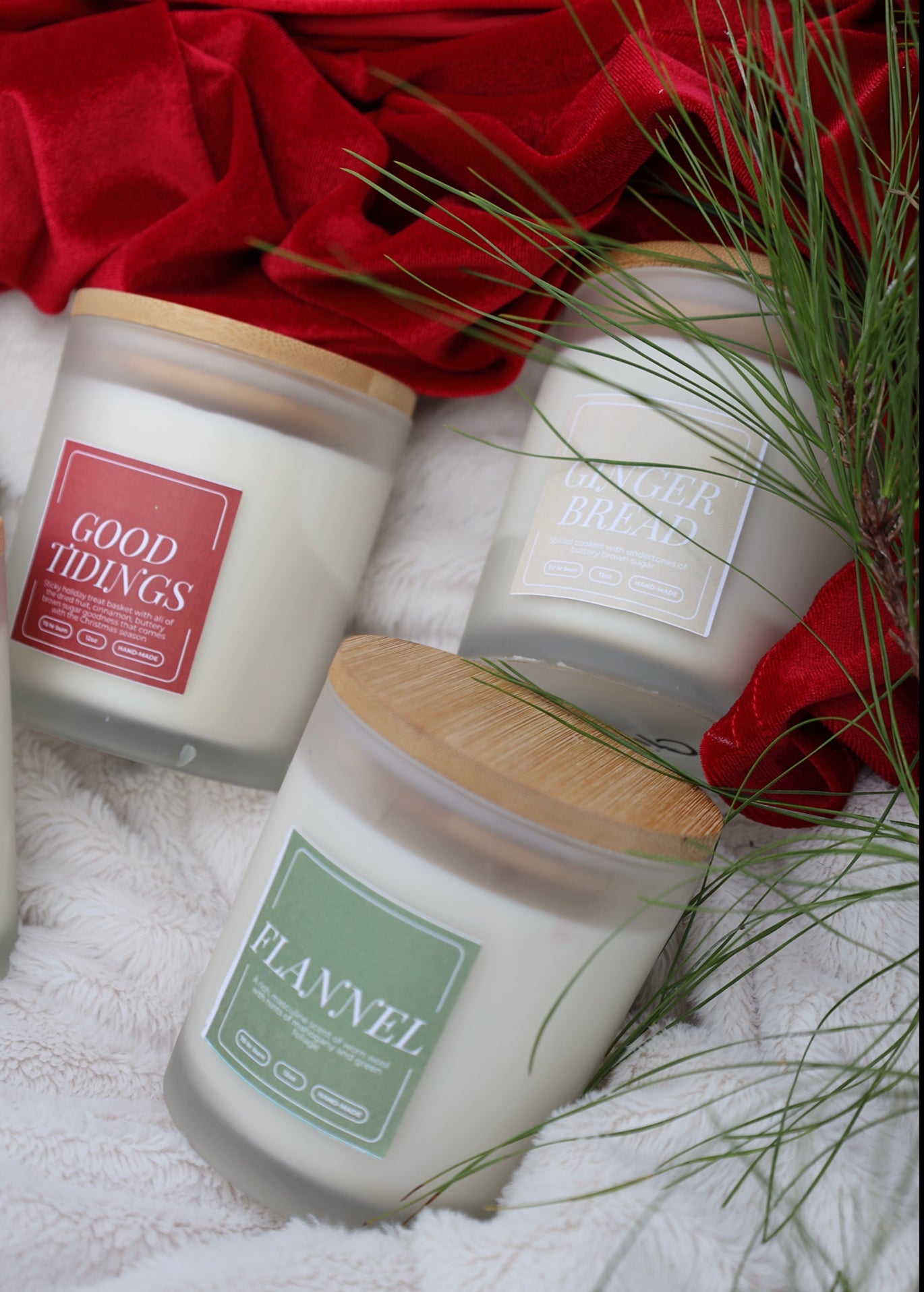 Holiday Scents | Non-toxic 100% Soy Wax Candles | Bundle & Save