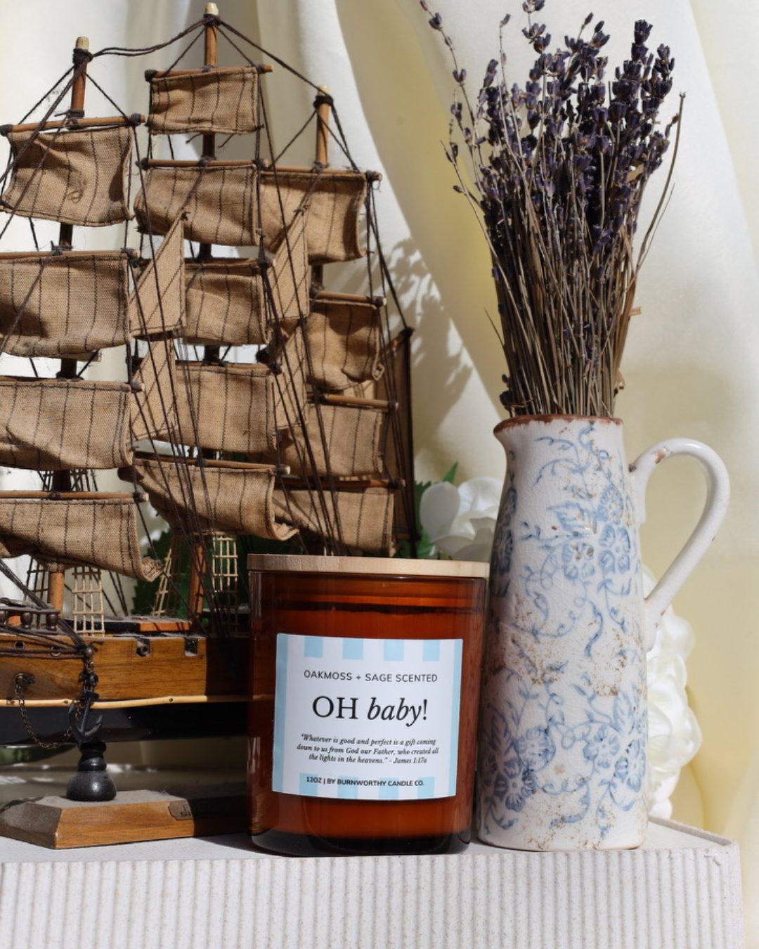 Oh Baby! - Blue 12oz Candle