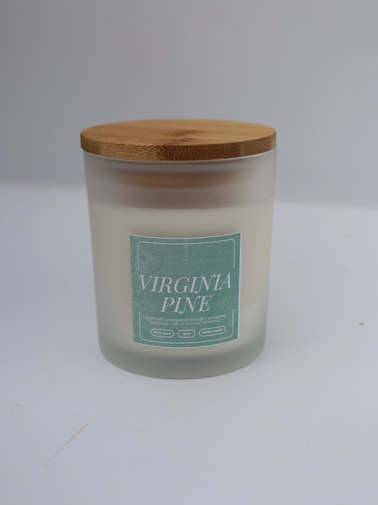 Virginia Pine | Non-toxic 100% Soy Wax Candle | Handmade Holiday Scent