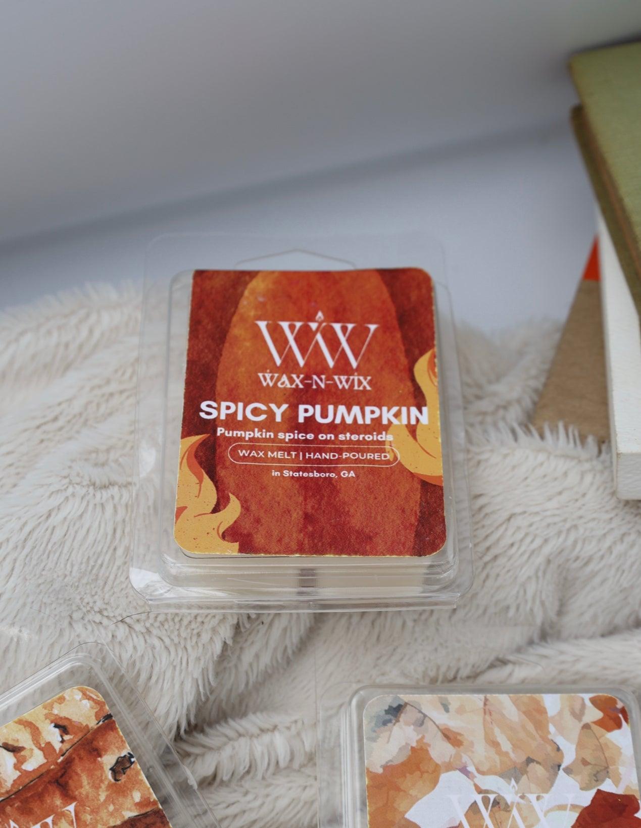 Spicy Pumpkin | Non-toxic 100% Soy Wax Melt | Handmade Fall Scent