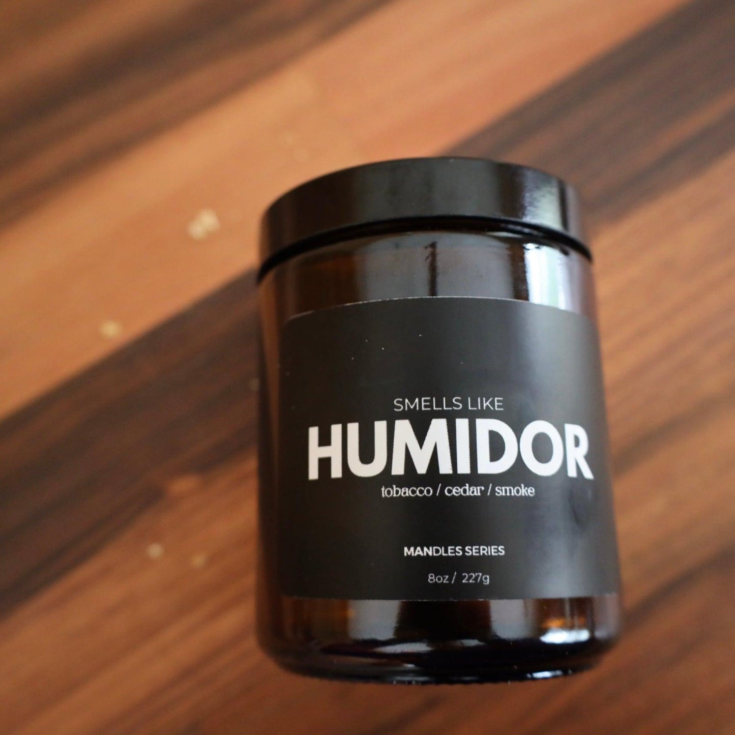 Humidor 100% Soy Wax Candle | Mandle Series - BURNWORTHY CANDLE CO.