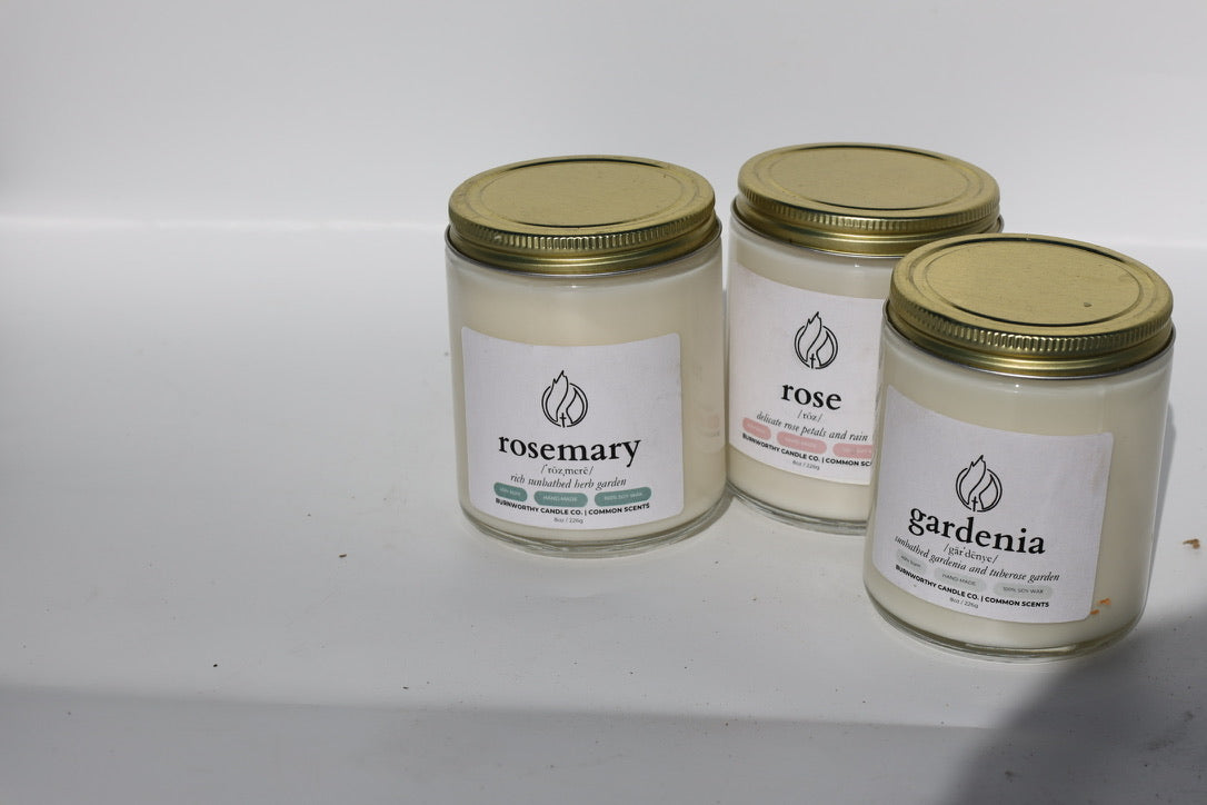 Common Scents Sampler | Non-toxic 100% Soy Wax Candles | Bundle + Save 25%