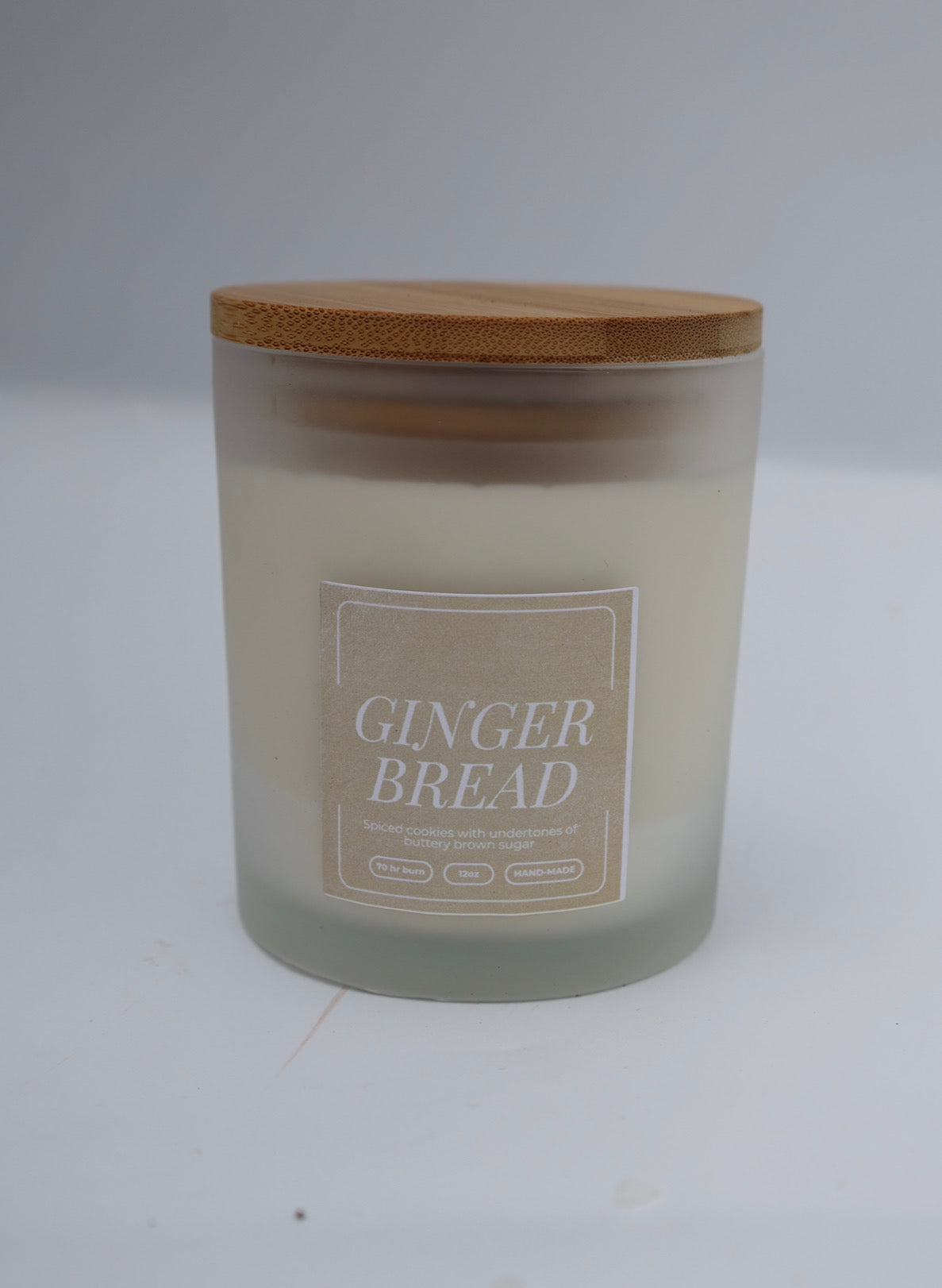 Gingerbread | Non-toxic 100% Soy Wax Candle | Handmade Holiday Scent