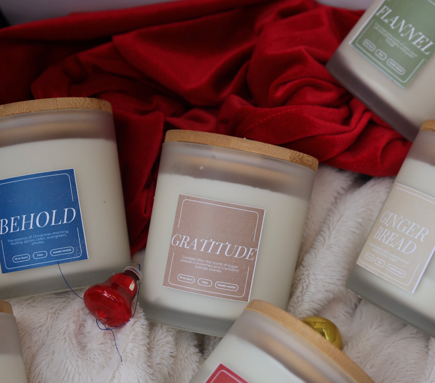 Holiday Scents | Non-toxic 100% Soy Wax Candles | Bundle & Save