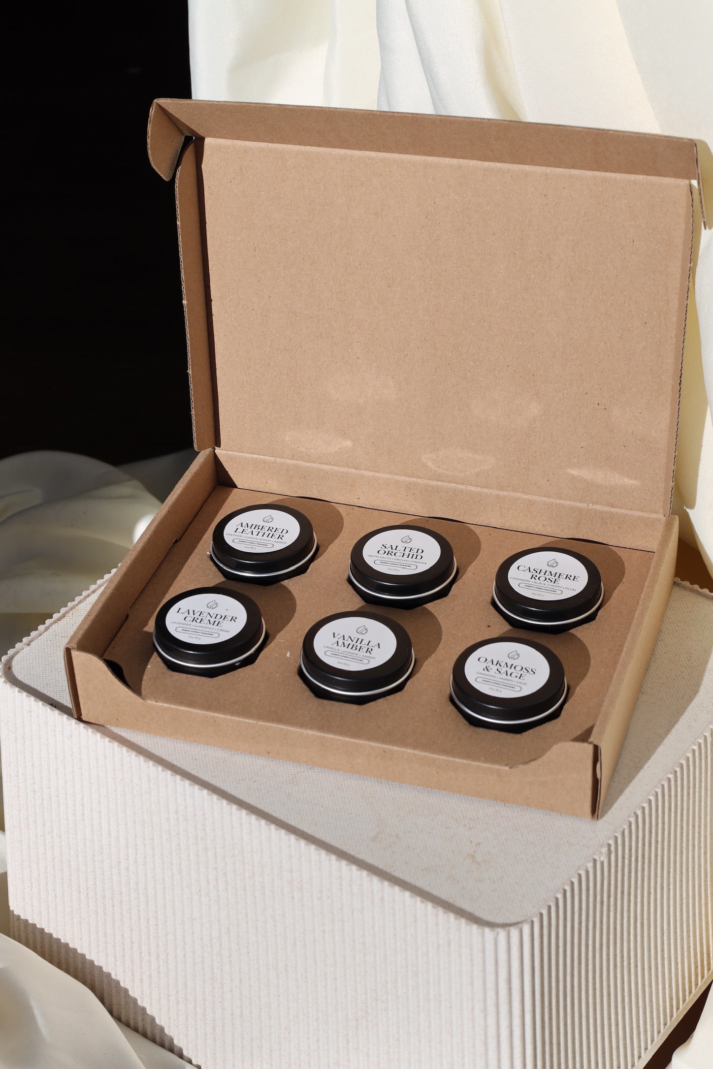 Core Candle Sample Box – BURNWORTHY CANDLE CO.