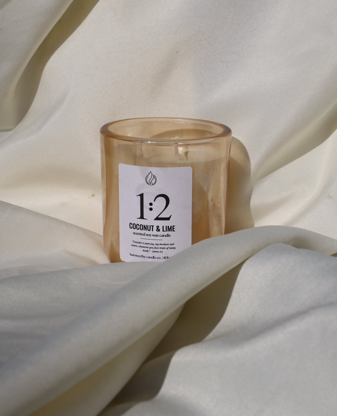 Coconut & Lime | James 1:2 Soy Wax Candle