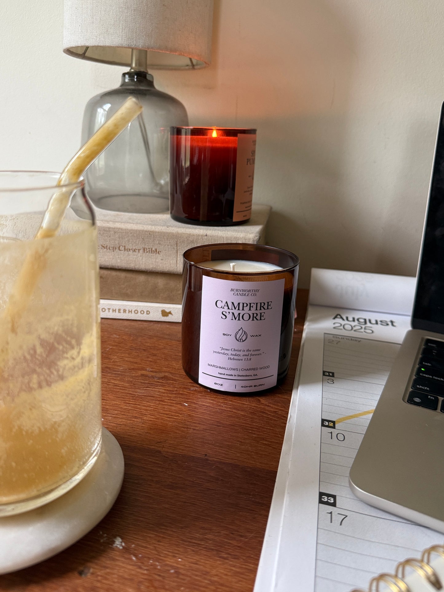 Campfire S’more 8oz Soy Candle | 60hr Burn