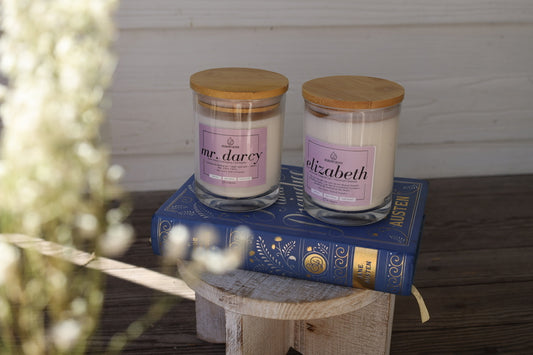 LIT Collection | Candles Inspired by a Mother & Daughter Obsession with Pride & Prejudice - BURNWORTHY CANDLE CO.