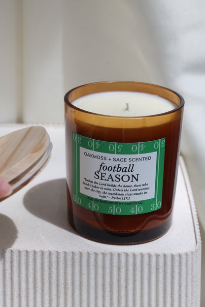 Football Season 12oz Candle