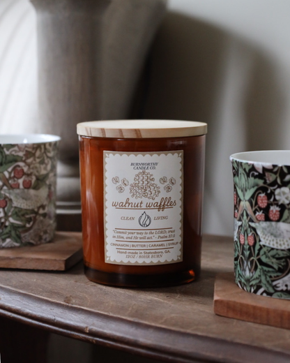 Walnut Waffles | 12oz Handcrafted Soy Candle