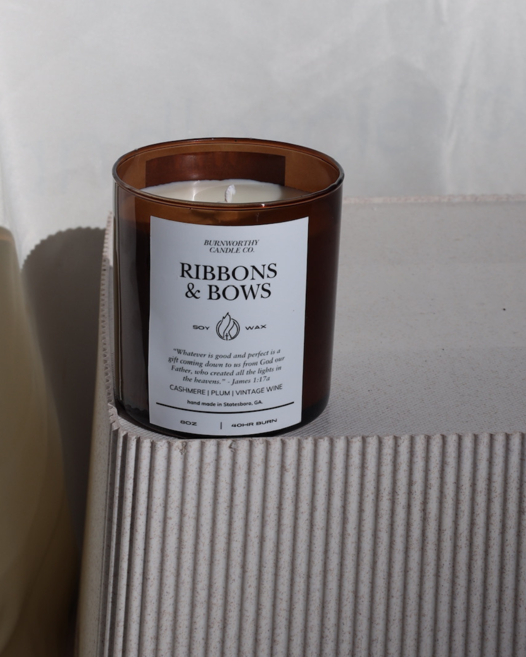 Ribbons & Bows 8oz Soy Candle | 60hr Burn