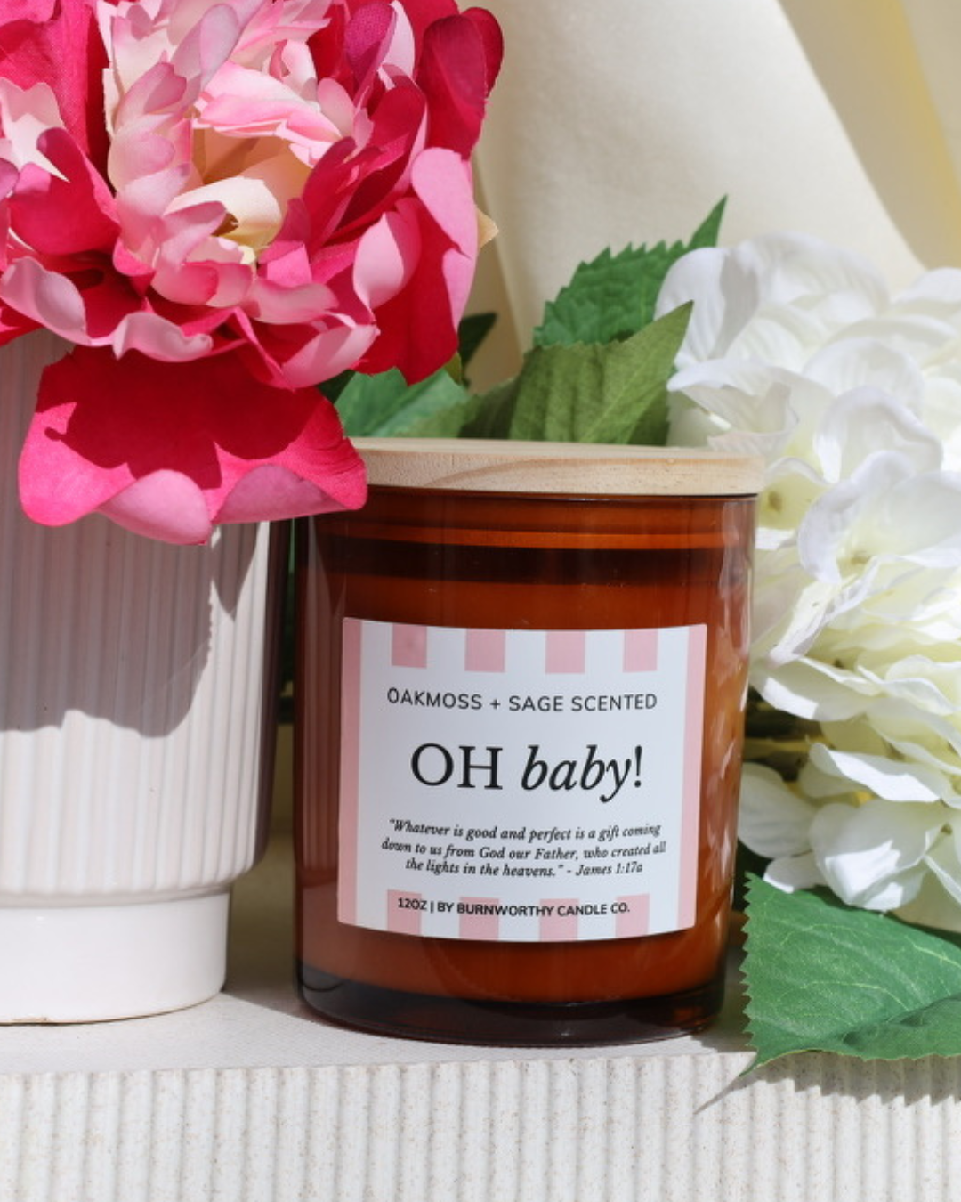 Oh Baby! - Pink 12oz Candle