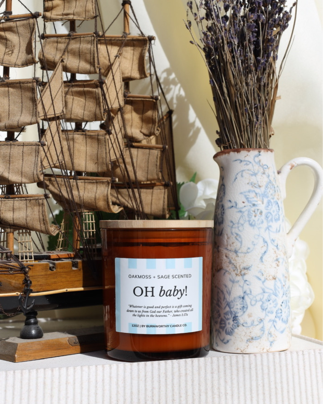 Oh Baby! - Blue 12oz Candle