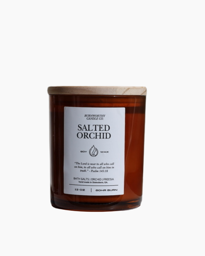 Salted Orchid 12oz Candle