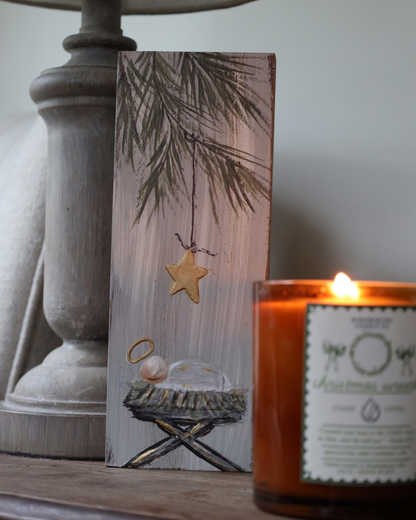 Christmas Wreath | 12oz Handcrafted Soy Candle