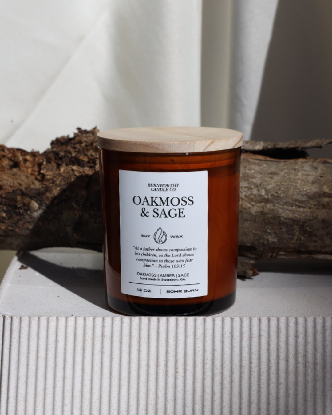 Oakmoss & Sage 12oz Candle