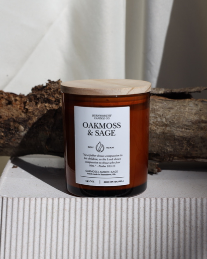 Oakmoss & Sage 12oz Candle