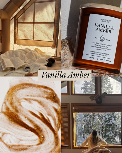 Vanilla Amber 12oz Candle