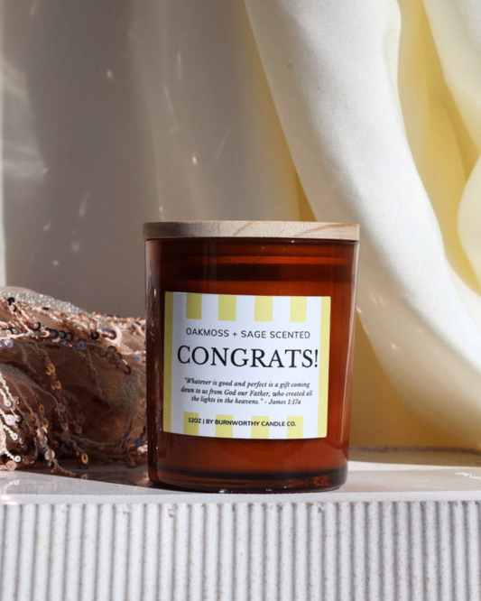 Congrats! 12oz Candle