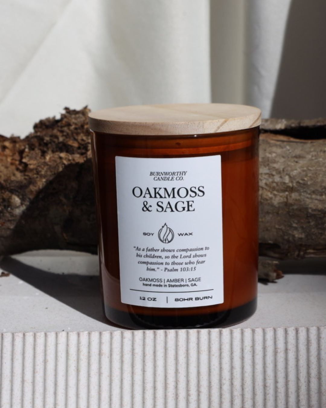 Oakmoss & Sage 12oz Candle