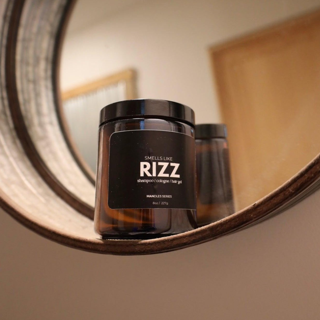 Rizz 100% Soy Wax Candle Mandle Series - BURNWORTHY CANDLE CO.