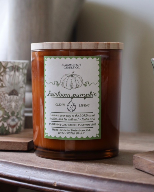 Heirloom Pumpkin | 12oz Handcrafted Soy Candle
