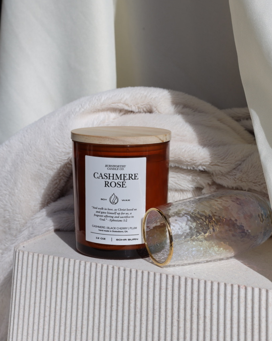 Cashmere Rosé 12oz Candle