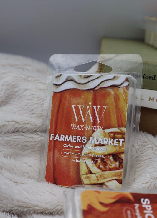 Farmers’ Market | Non-toxic 100% Soy Wax Melt | Handmade Fall Scent - BURNWORTHY CANDLE CO.