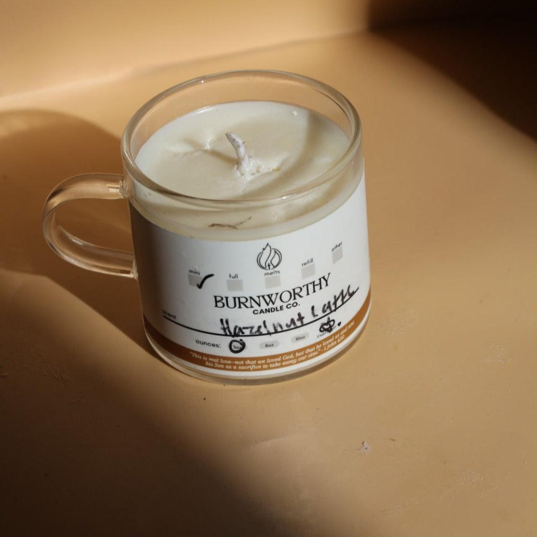 Mini Sample Candle | 3oz Non-toxic Soy Wax | Burnworthy Candle Co.