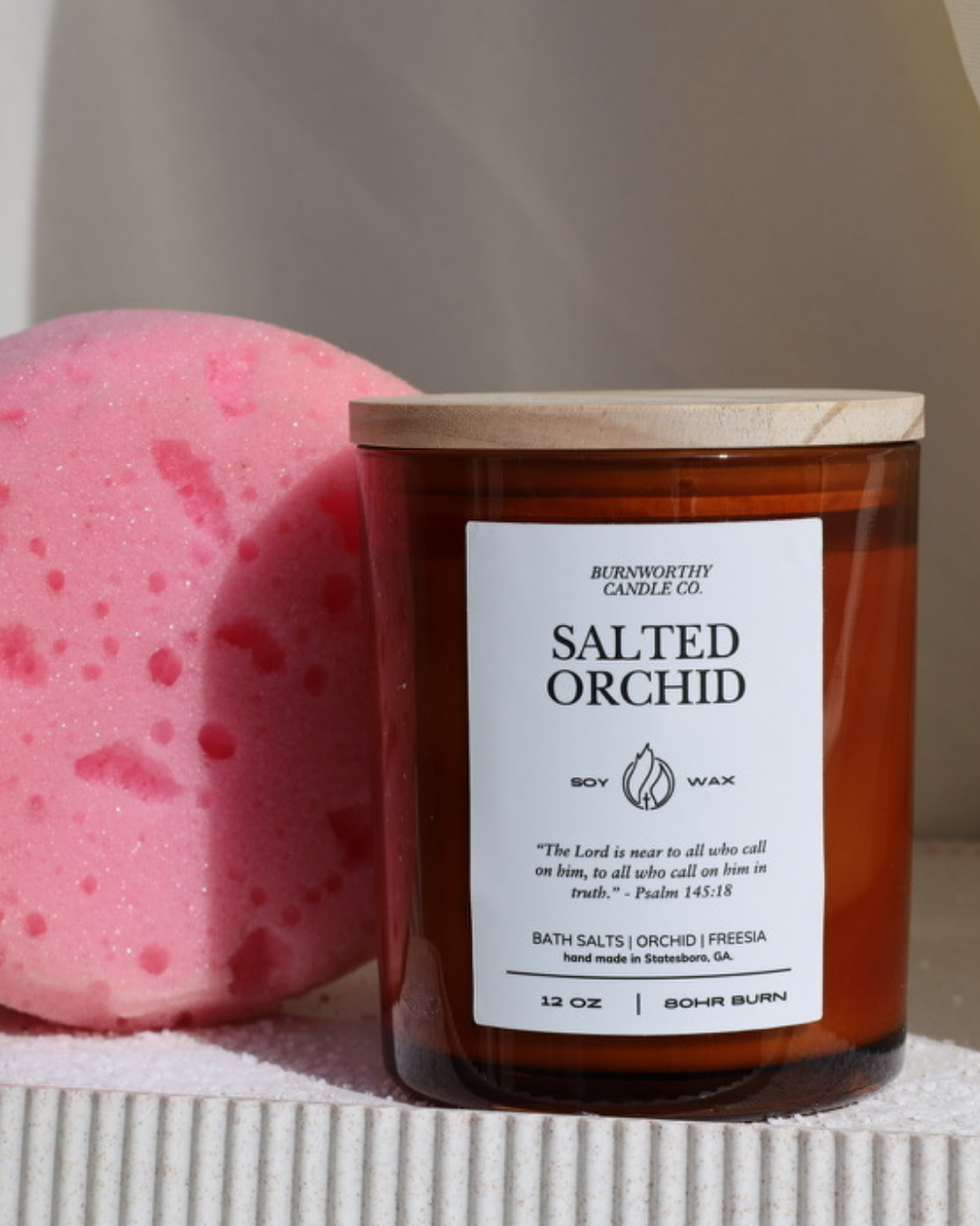 Salted Orchid 12oz Candle