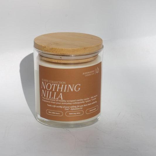 Nothing Vanilla | Eph 4:1 | USA Made Soy Wax Candle - BURNWORTHY CANDLE CO.