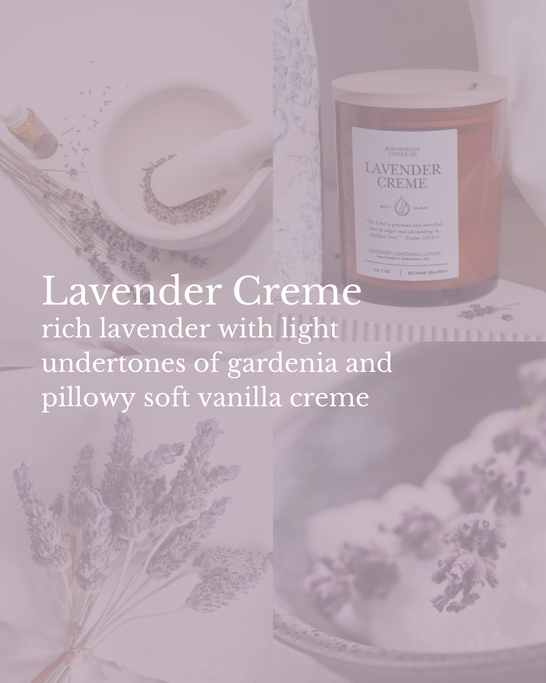 Lavender Creme 12oz Candle