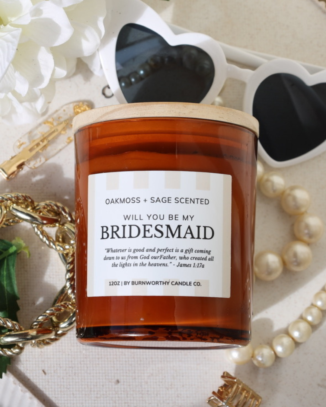 Will You Be my Bridesmaid 12oz Candle