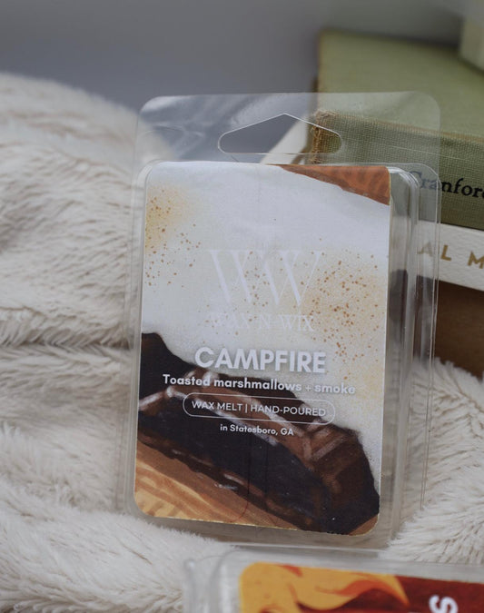 Campfire | Non-toxic 100% Soy Wax Melt | Handmade Fall Scent - BURNWORTHY CANDLE CO.
