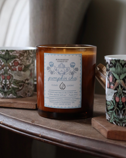 Pumpkin Chai | 12oz Handcrafted Soy Candle