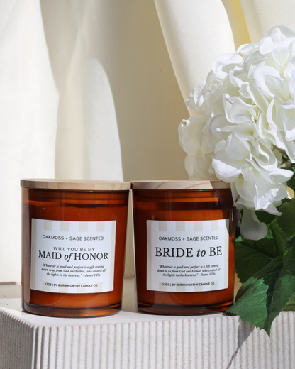 Will You Be my Bridesmaid 12oz Candle