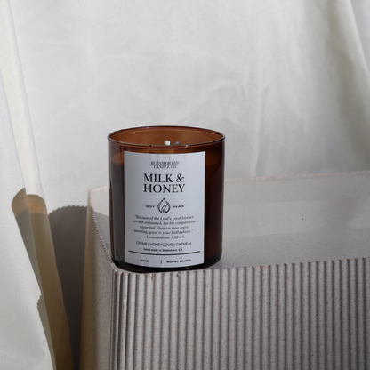 Milk & Honey 8oz Soy Candle | 60hr Burn