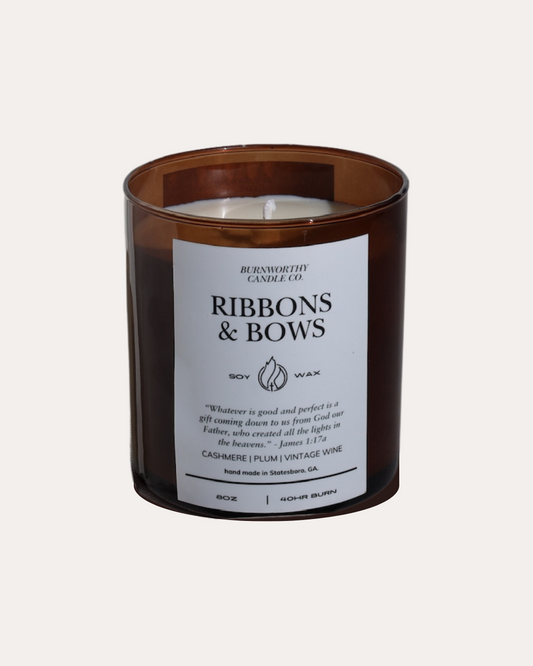 Ribbons & Bows 8oz Soy Candle | 60hr Burn