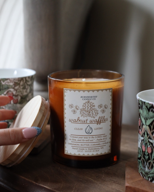 Walnut Waffles | 12oz Handcrafted Soy Candle