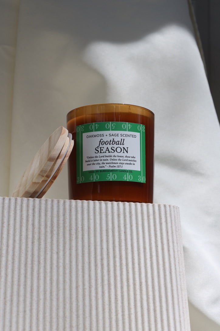 Football Season 12oz Candle