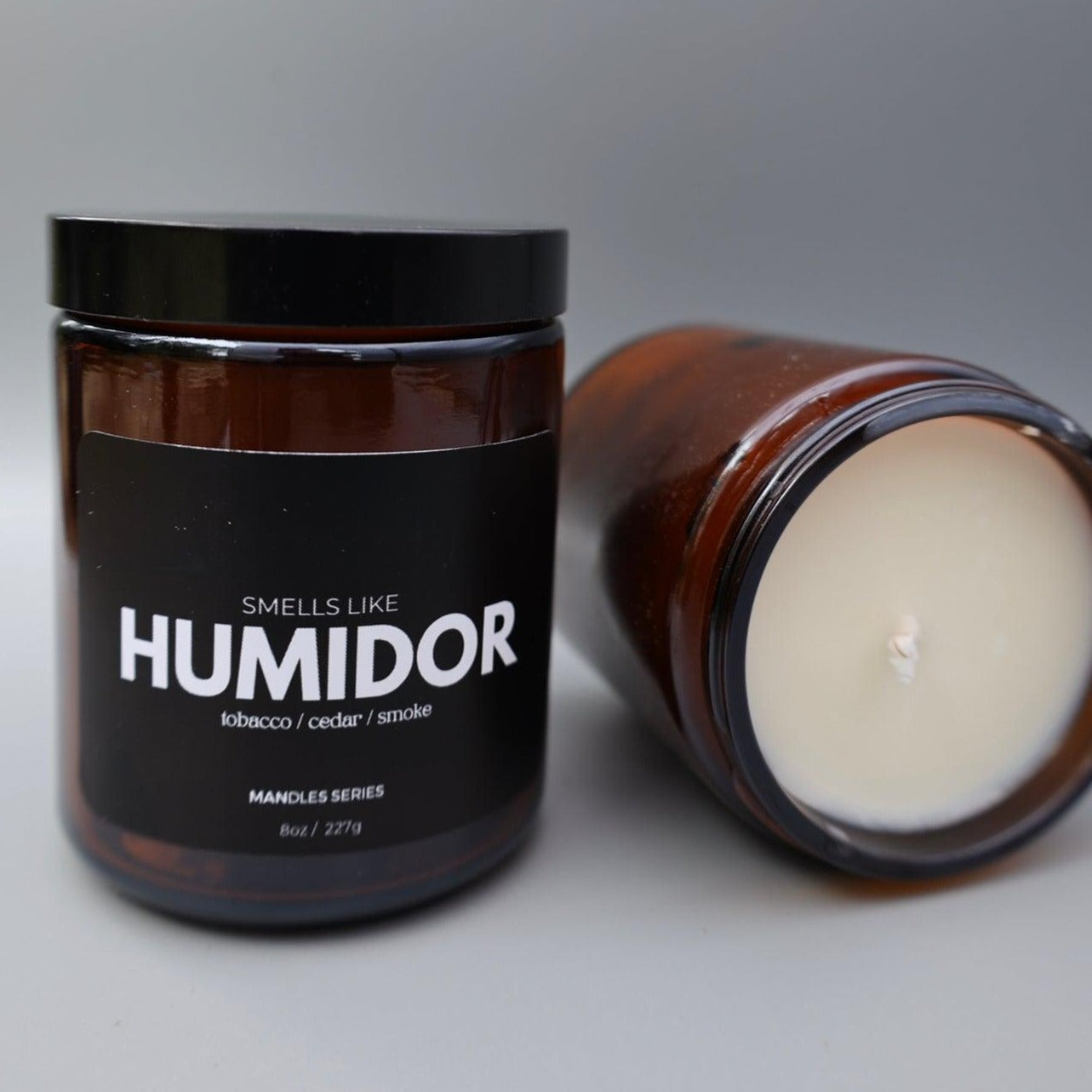 Humidor 100% Soy Wax Candle | Mandle Series - BURNWORTHY CANDLE CO.
