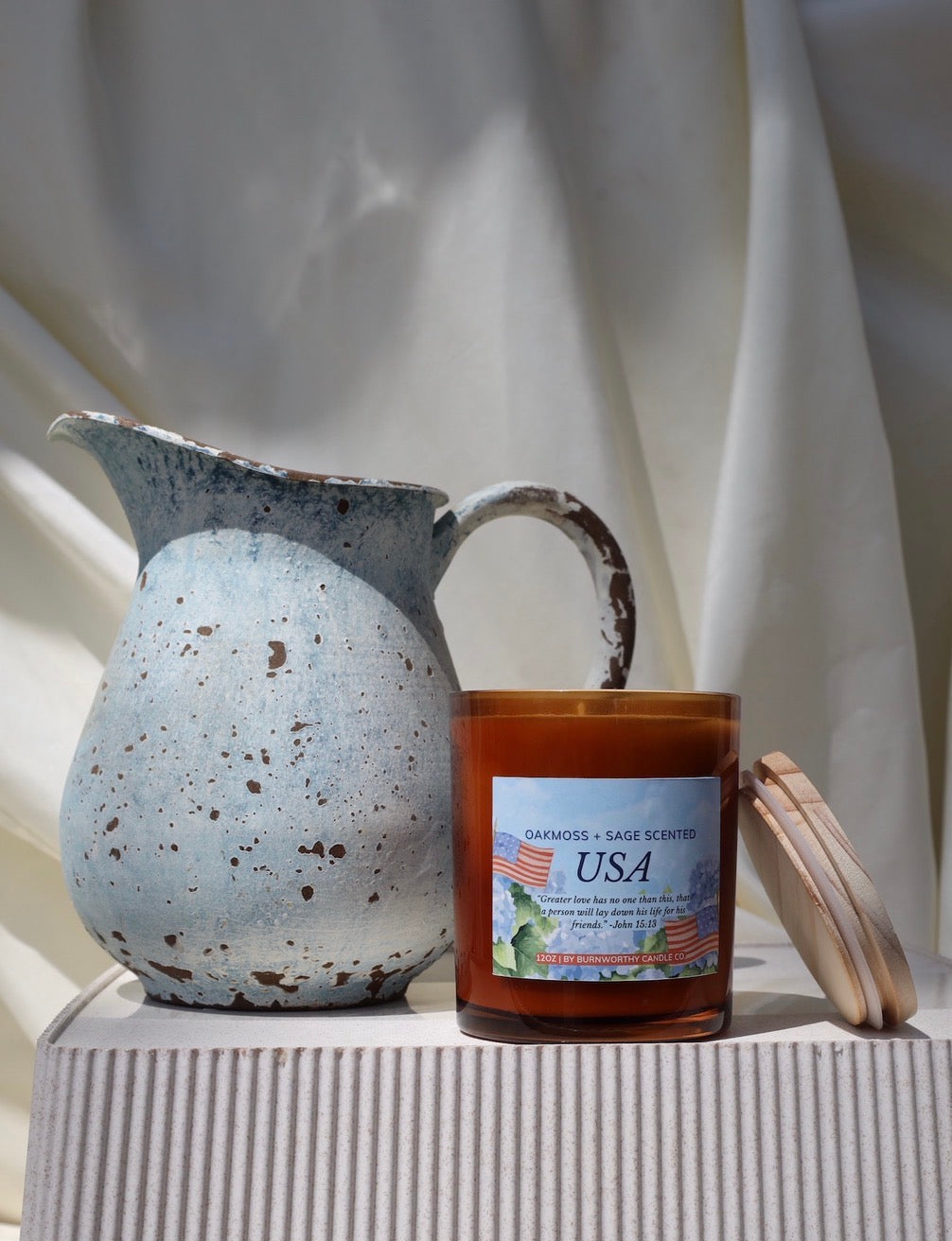 USA 12oz Candle | Burnworthy Candle Co