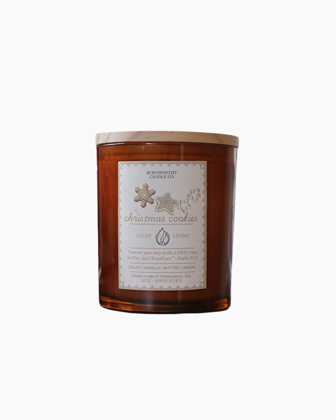 Christmas Cookies | 12oz Handcrafted Soy Candle