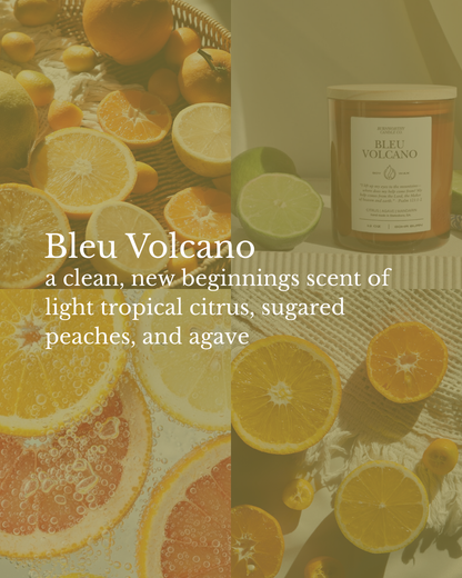 Bleu Volcano 12oz Candle