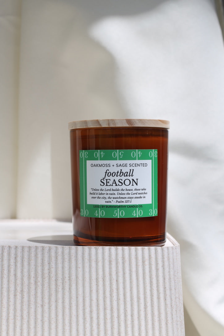 Football Season 12oz Candle