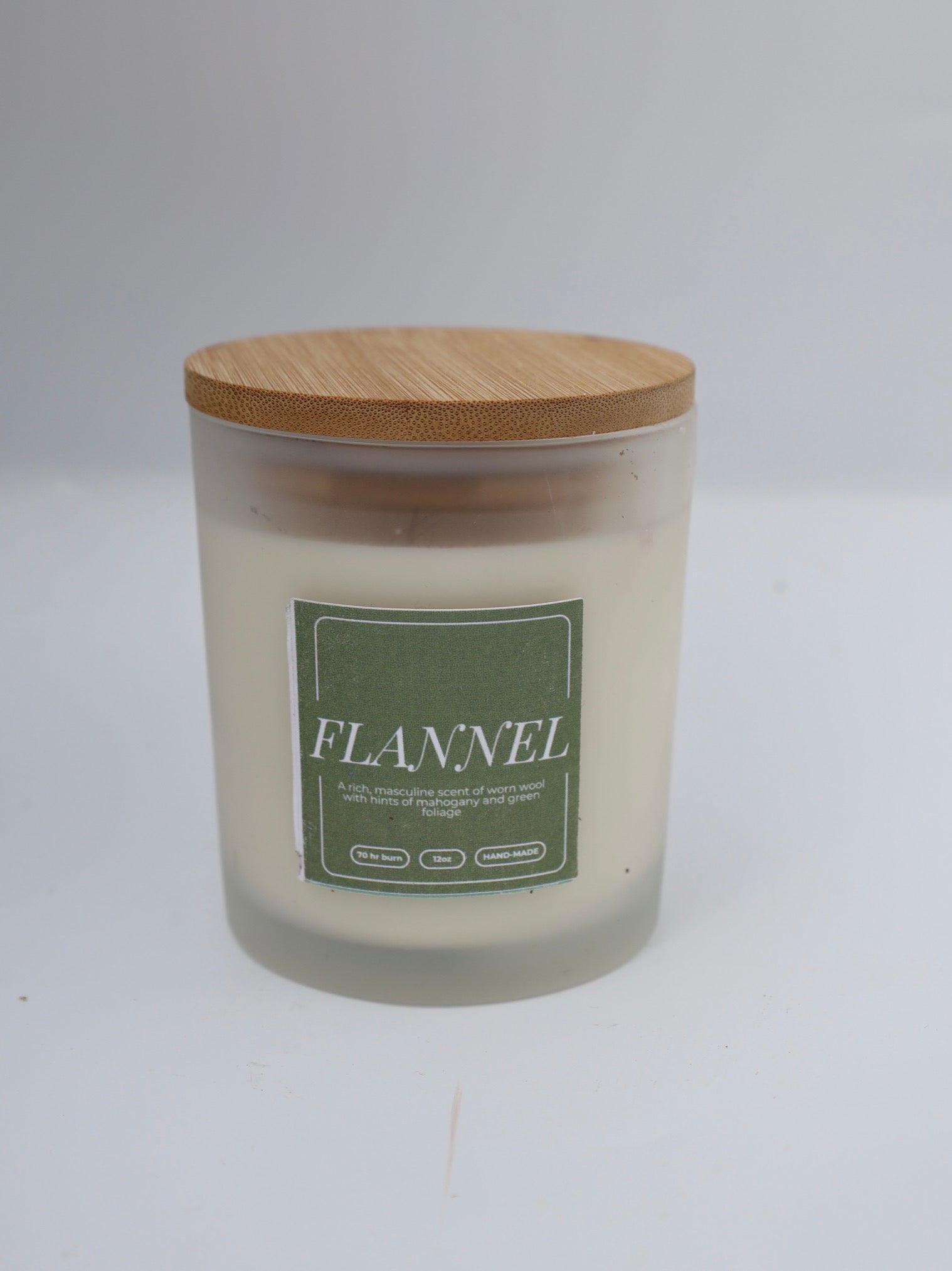 Flannel | Non-toxic 100% Soy Wax Candle | Handmade Holiday Scent - BURNWORTHY CANDLE CO.