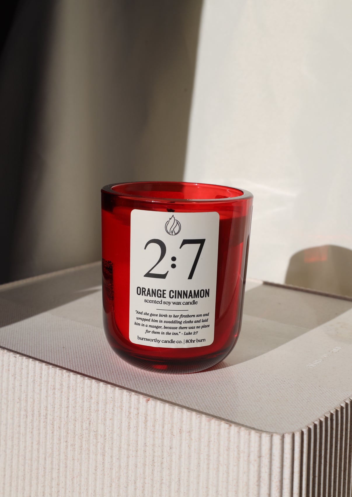 Orange Cinnamon Soy Candle | 80hr Burn