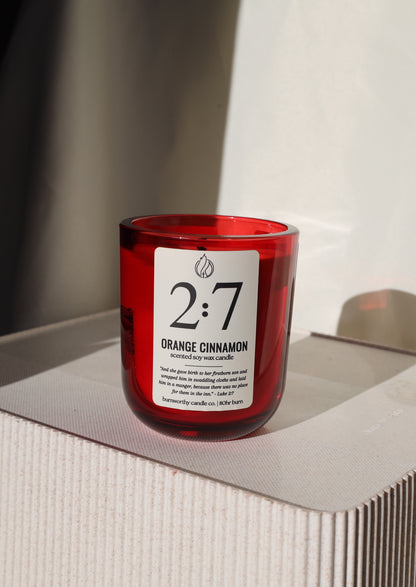 Orange Cinnamon Soy Candle | 80hr Burn