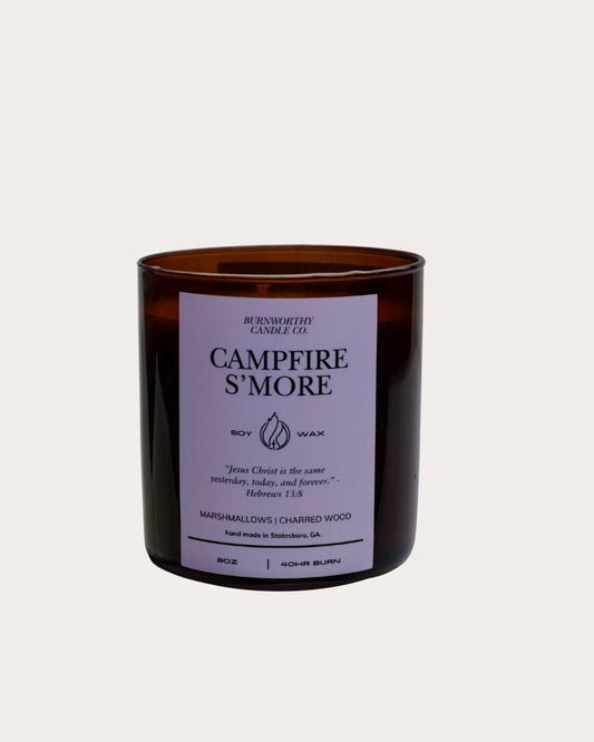 Campfire S’more 8oz Soy Candle | 60hr Burn